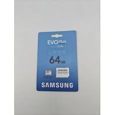 Карта памяти Samsung MicroSDHC 64Gb (UHS-3) (Class 10) + SD Adapter